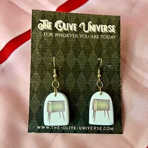 The Olive Universe TV Retro Dangle Earrings